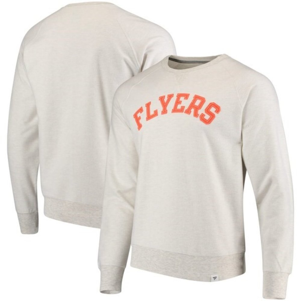 Flyers Fanatics Terry Crew Pullover Sweatshirt L